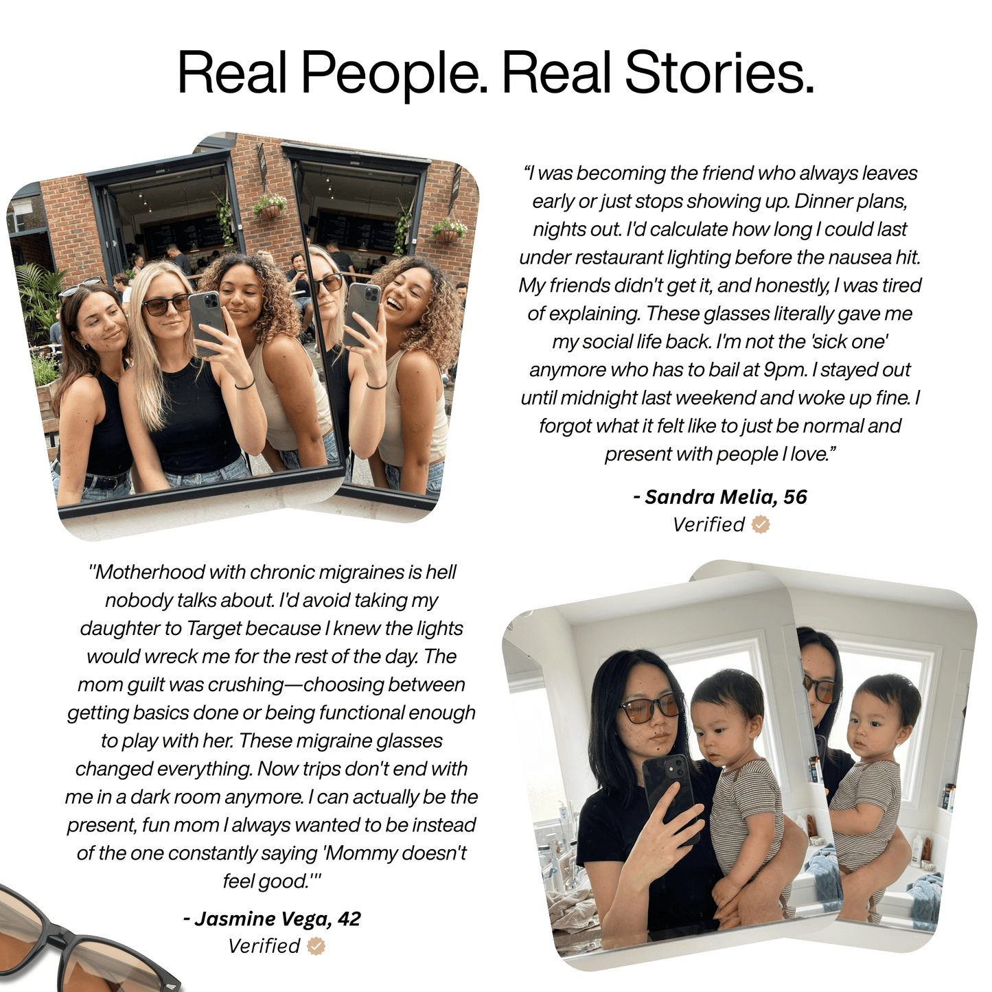 FL-41 Amber Tint Migraine Glasses