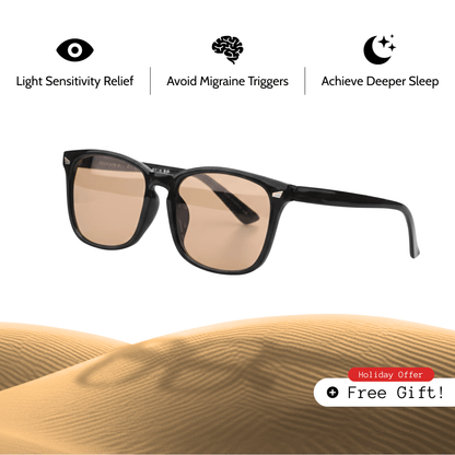 FL-41 Amber Tint Migraine Glasses